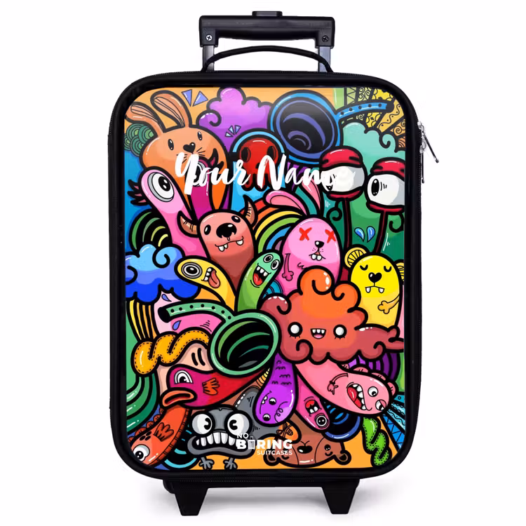 Children's suitcase - Merry monster chaos — 1