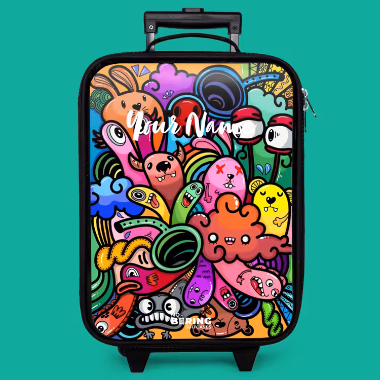 Children's suitcase - Merry monster chaos — 4