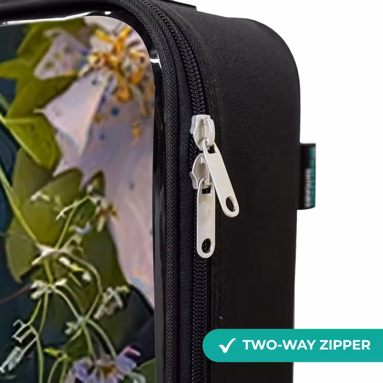 Children's suitcase - Mouse surrounded by leaves — 4