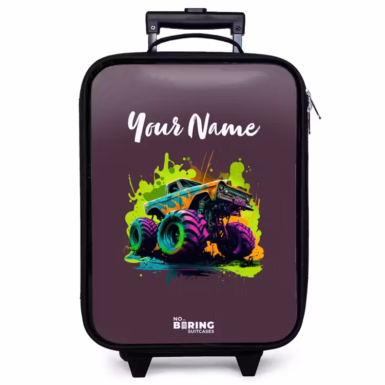 Children's suitcase - Neon Wheels — 1