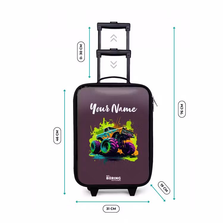 Children's suitcase - Neon Wheels — 3