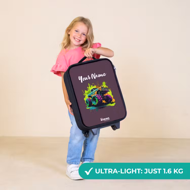 Children's suitcase - Neon Wheels — 5