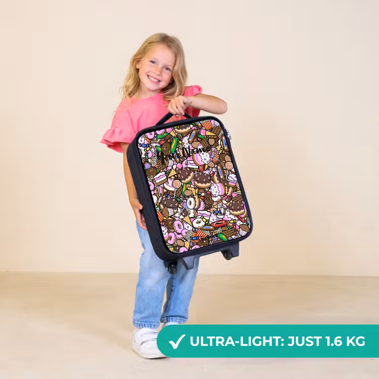 Children's suitcase - Overflowing pattern with treats — 5