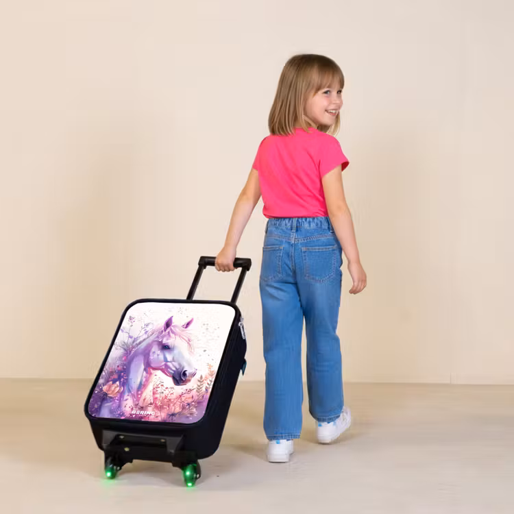 Children's suitcase - Pearl-like Pony — 2