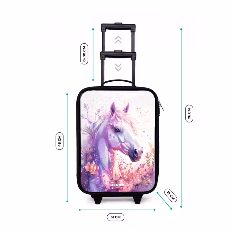 Children's suitcase - Pearl-like Pony — 3