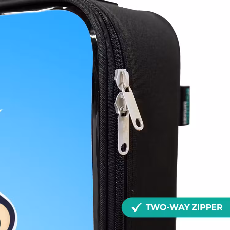 Children's suitcase - Pizza with blue background — 4