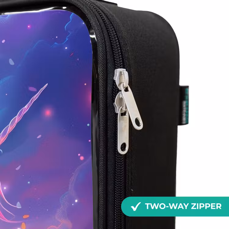 Children's suitcase - Purple Unicorn in Magical Environment — 6