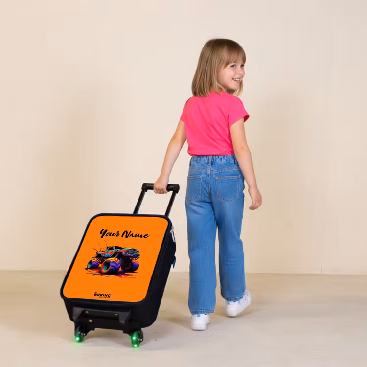 Children's suitcase - Rainbow Wheels — 2
