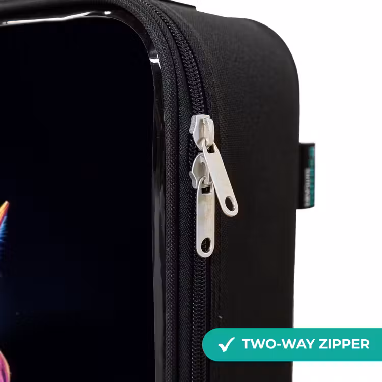 Children's suitcase - Side view of a horse with fiery mane — 6
