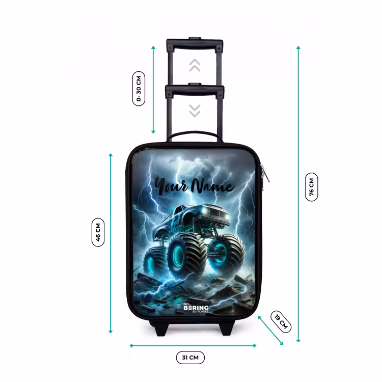 Children's suitcase - Thunder Wheels — 3