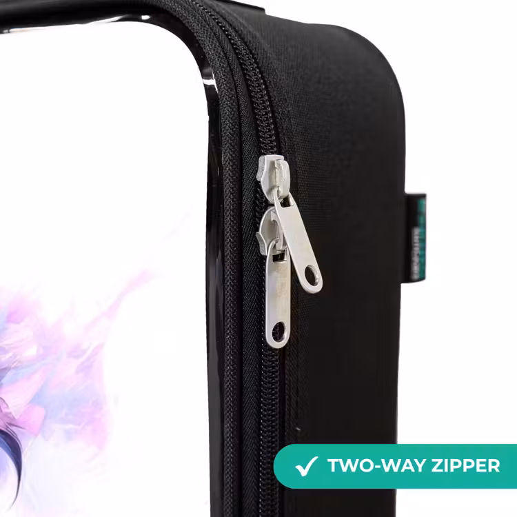 Children's suitcase - Watercolor horse with purple mane — 6