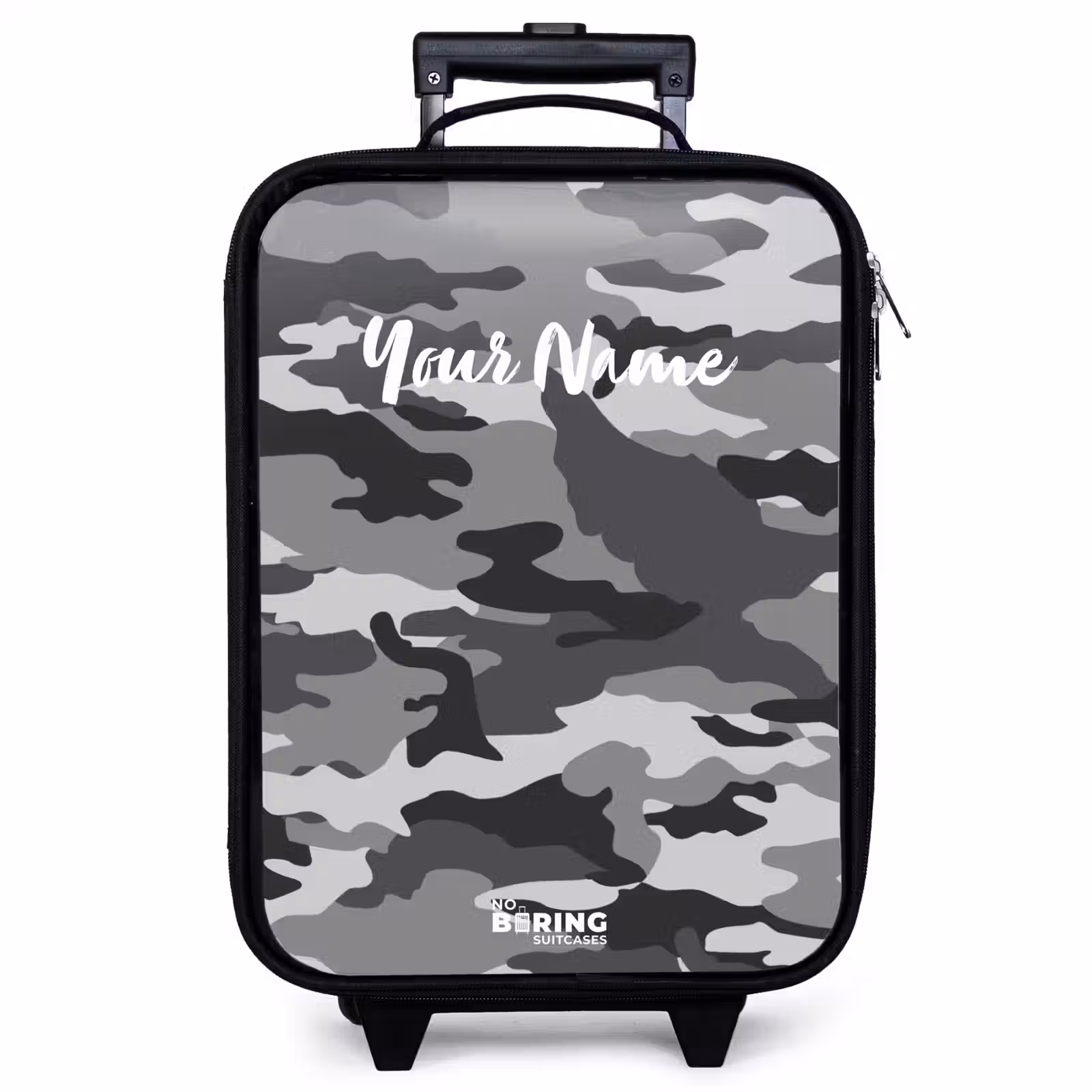 Children's suitcase - Camo Gray — 1