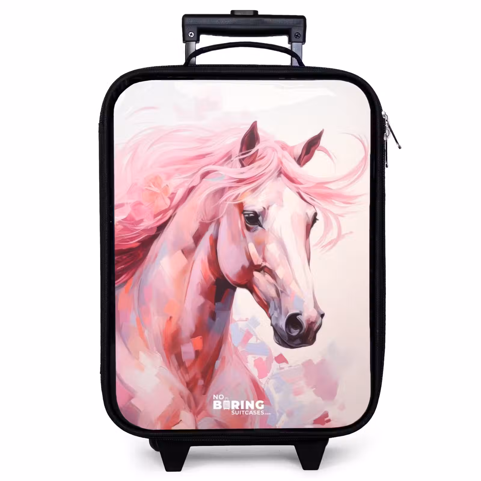 Children's suitcase - Horse in pink pastel colors — 1