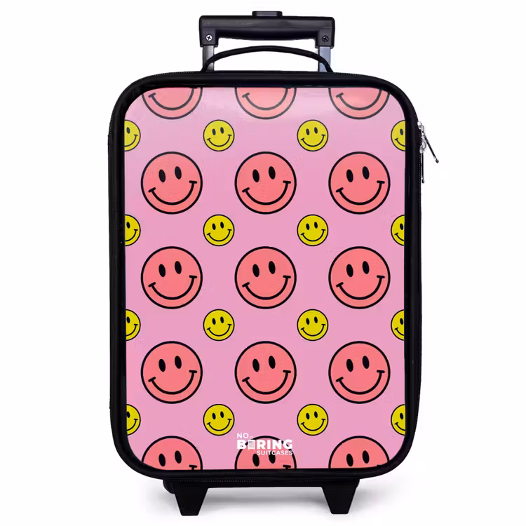 Children's suitcase - All smiles pink — 1