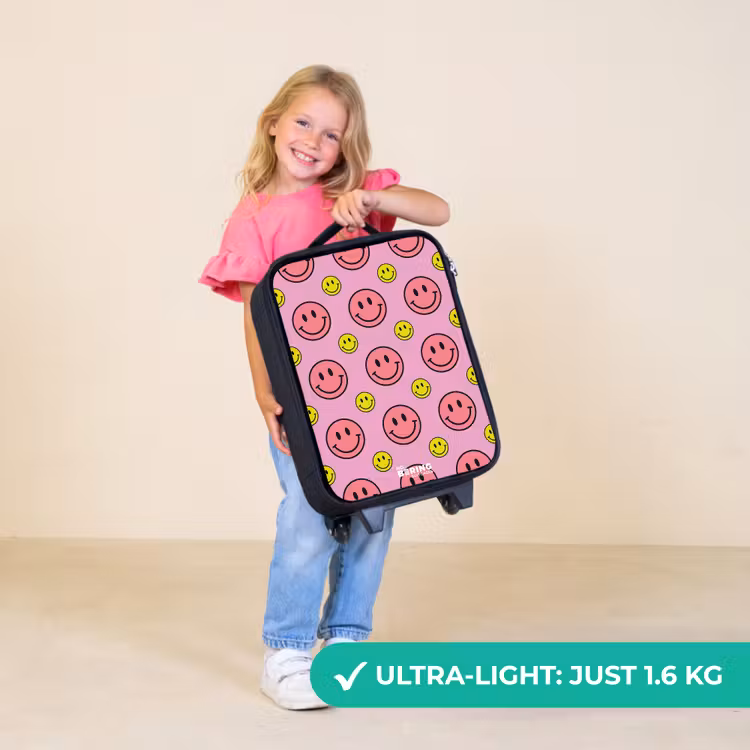 Children's suitcase - All smiles pink — 5