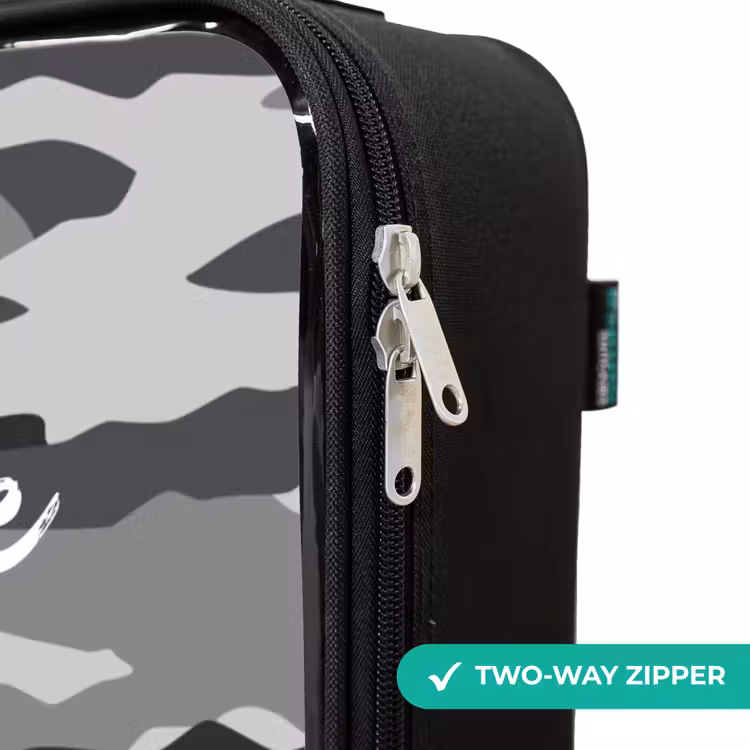 Children's suitcase - Camo Gray — 6