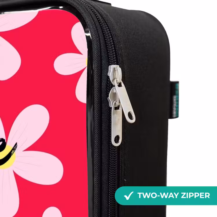 Children's suitcase - Daisy mania hotpink — 6