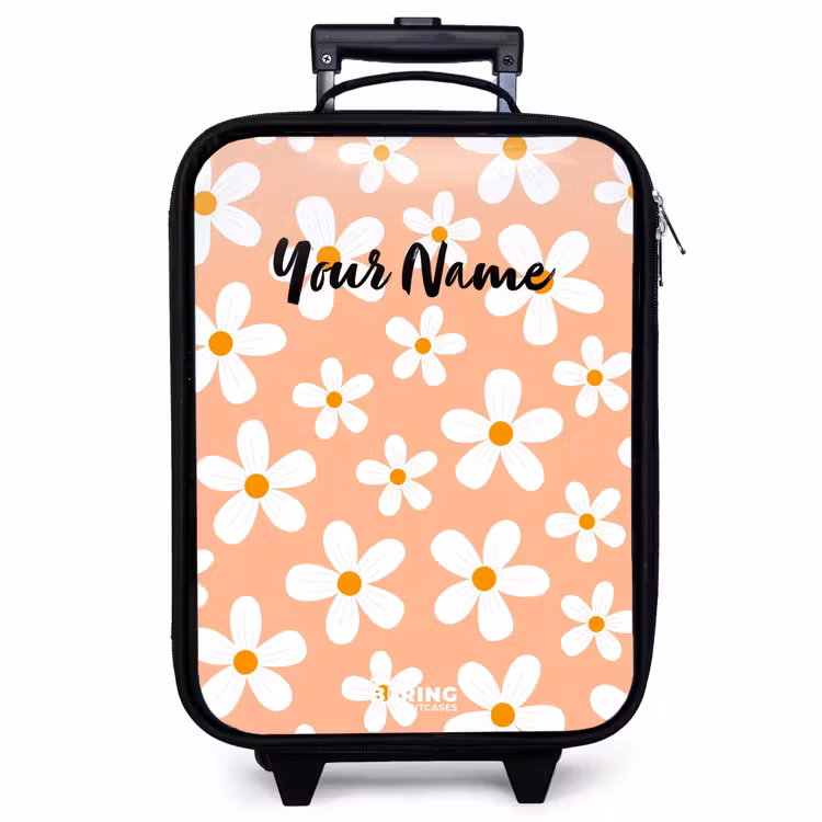 Children's suitcase - Daisy mania peach — 1