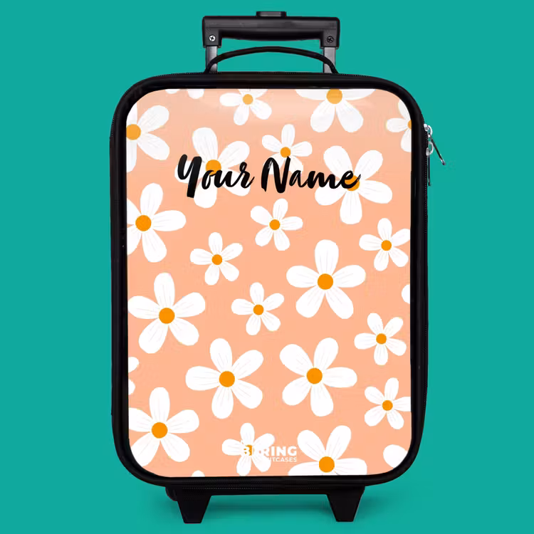 Children's suitcase - Daisy mania peach — 4