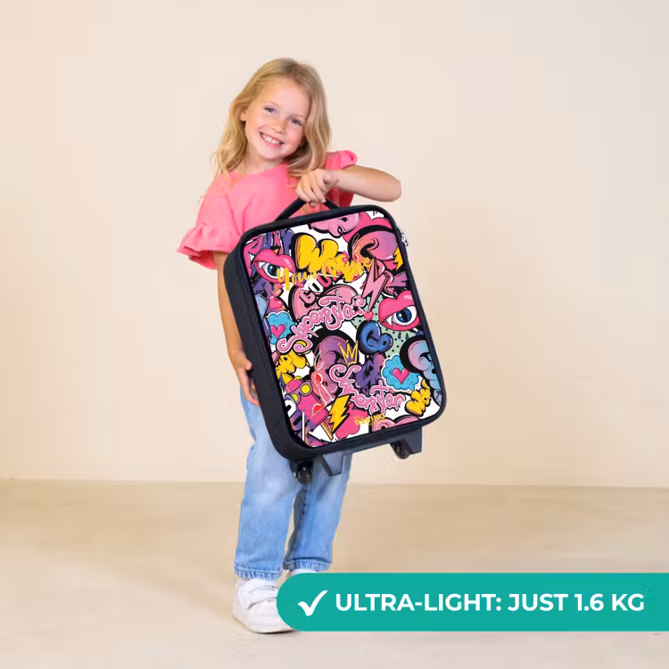Children's suitcase - Girly graffiti — 5