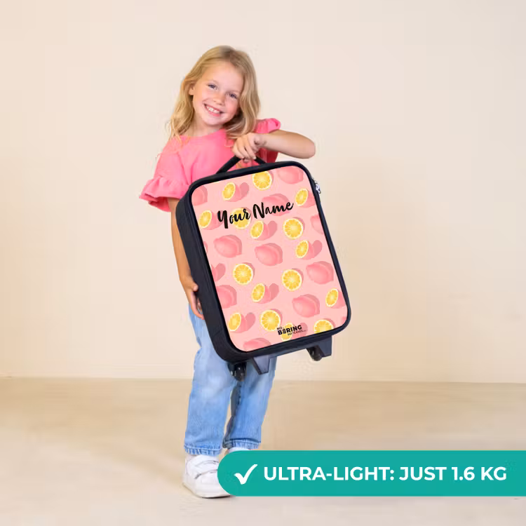 Children's suitcase - Pink limoncello — 5