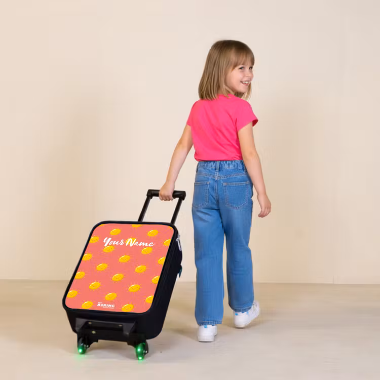 Children's suitcase - Sunny situation coral — 2