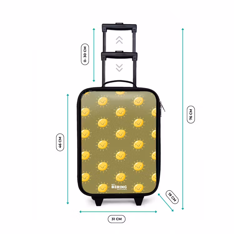 Children's suitcase - Sunny situation olive — 3