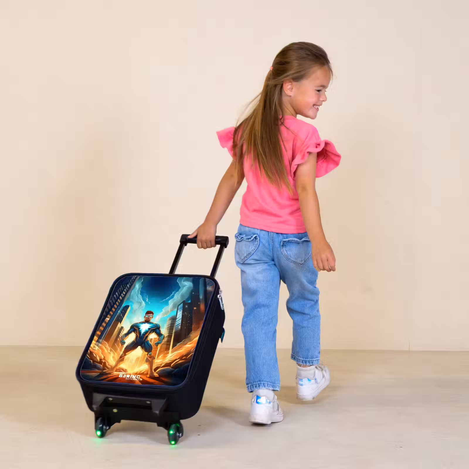Children's suitcase - City superhero — 1