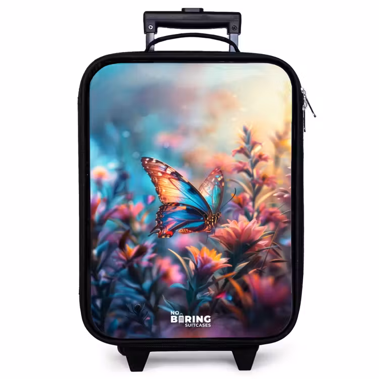 Children's suitcase - Butterfly flowers — 1