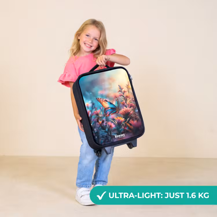 Children's suitcase - Butterfly flowers — 5