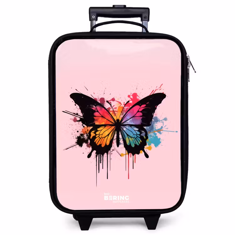 Children's suitcase - Butterfly Paint — 1