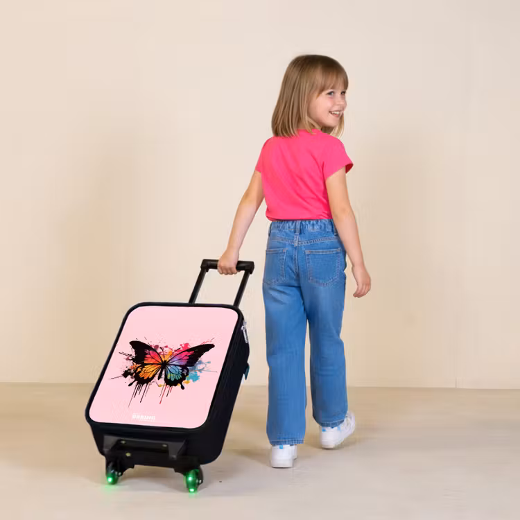 Children's suitcase - Butterfly Paint — 2