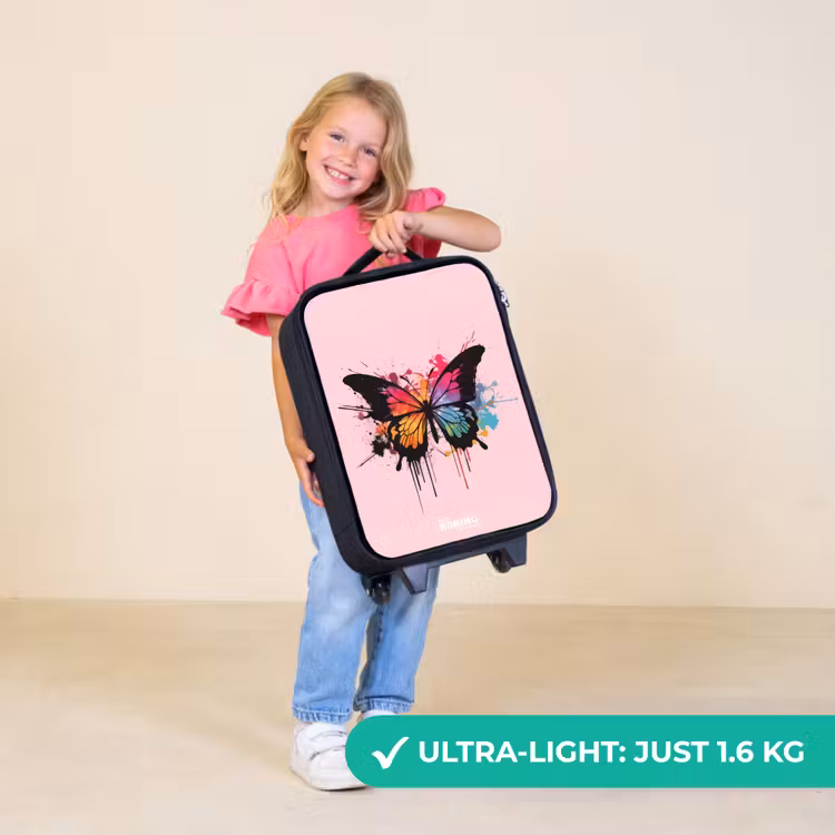 Children's suitcase - Butterfly Paint — 5
