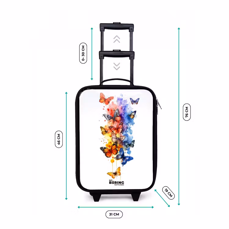 Children's suitcase - Butterfly Swarm — 3