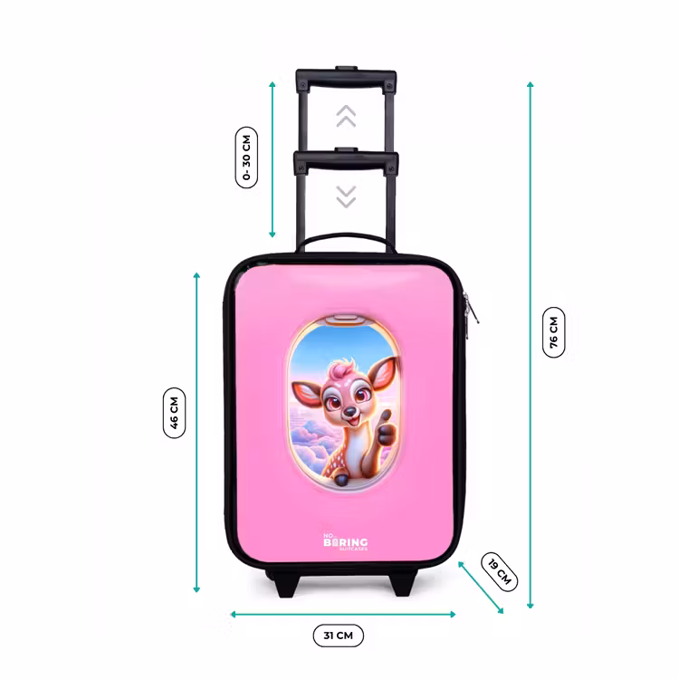 Children's suitcase - Deer among the clouds — 3
