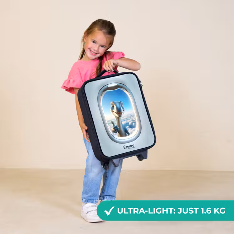 Children's suitcase - Dino from an airplane window — 3