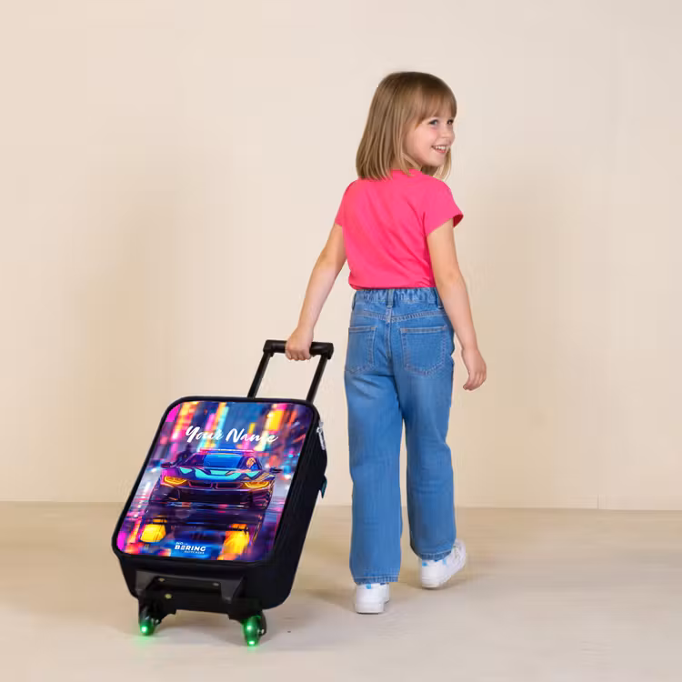 Children's suitcase - Neon nightcar — 2