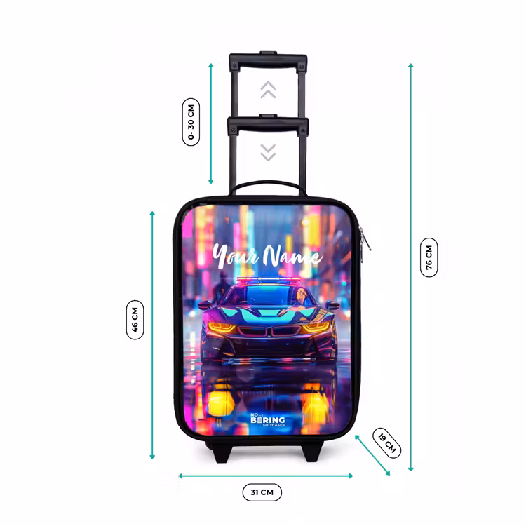 Children's suitcase - Neon nightcar — 3