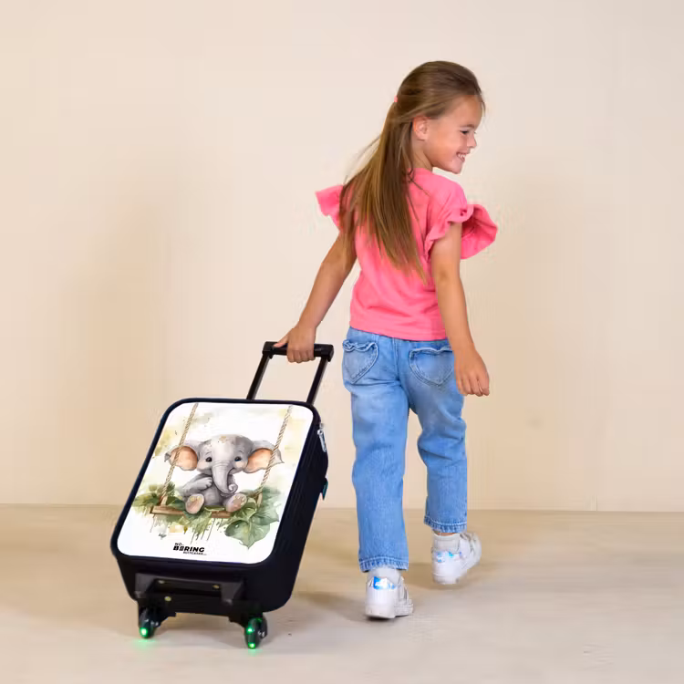 Children's suitcase - Onno elephant — 2