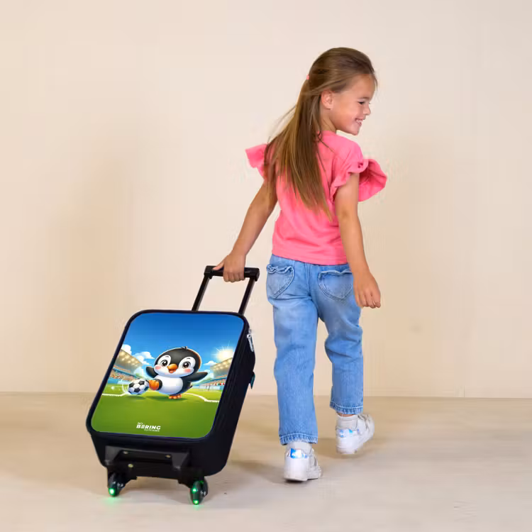 Children's suitcase - Black - Penalty penguin — 1