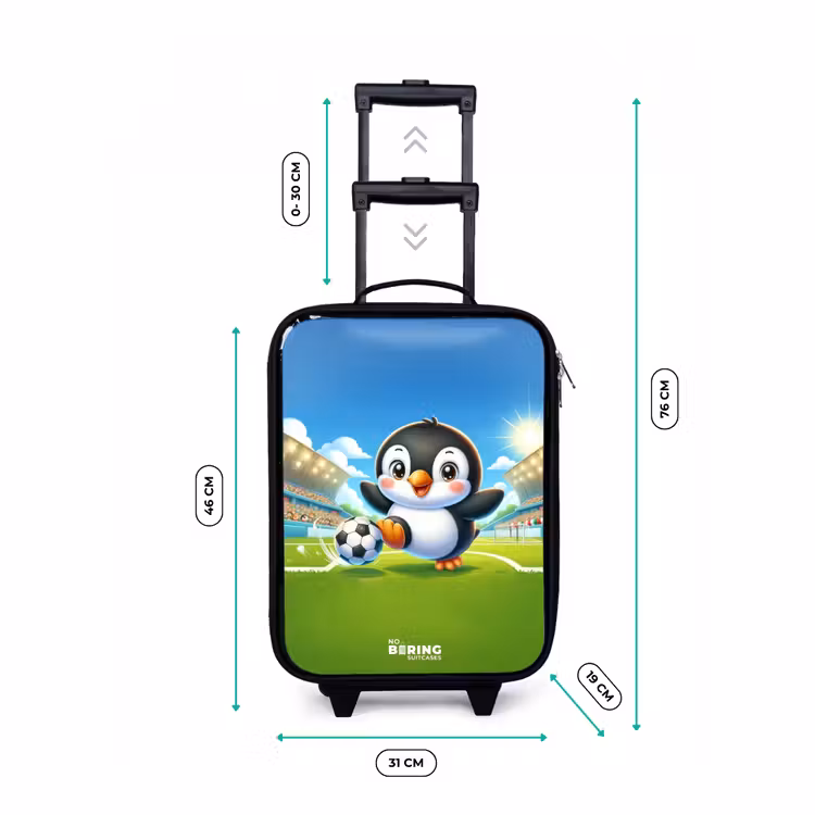 Children's suitcase - Black - Penalty penguin — 2