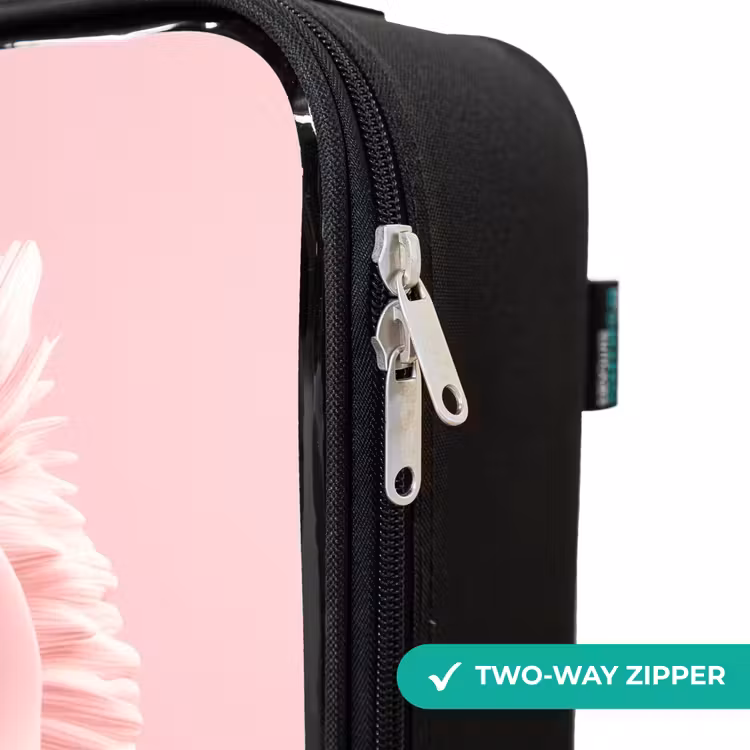 Children's suitcase - Pink owl with blue eyes — 6