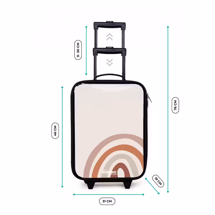Children's suitcase - Raw rainbow natural — 2
