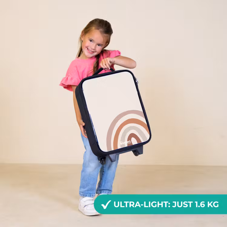 Children's suitcase - Raw rainbow natural — 3
