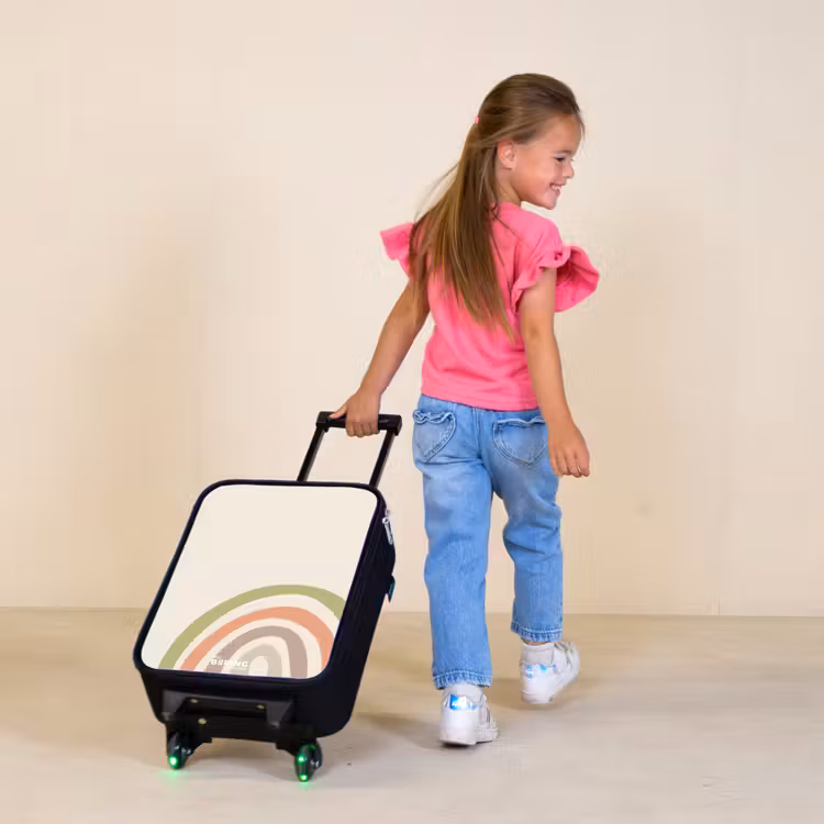 Children's suitcase - Raw rainbow pastel — 1