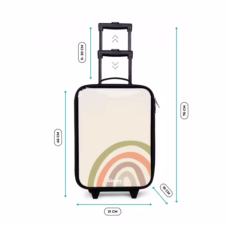 Children's suitcase - Raw rainbow pastel — 2