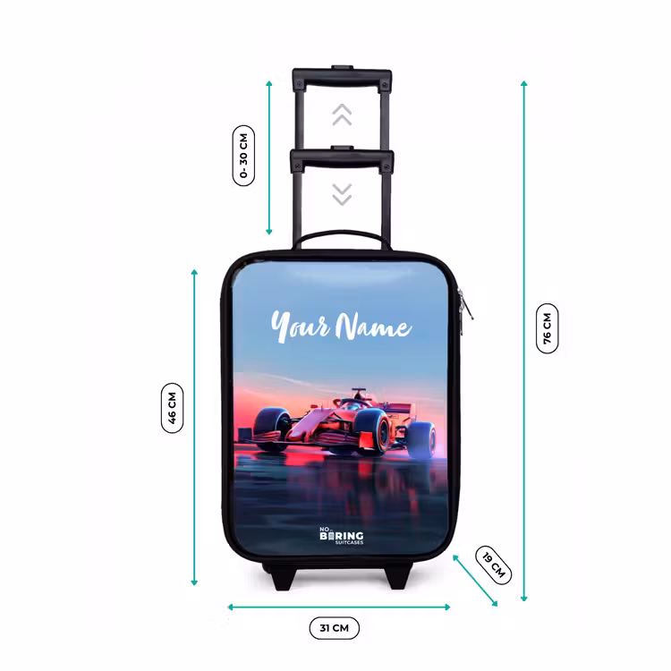 Children's suitcase - Red racer — 3