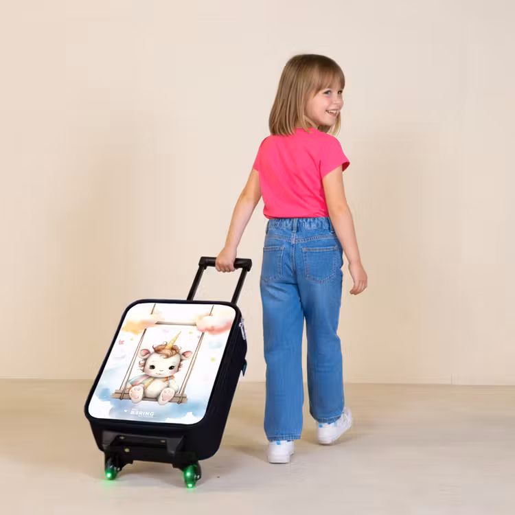 Children's suitcase - Rocking baby unicorn — 2