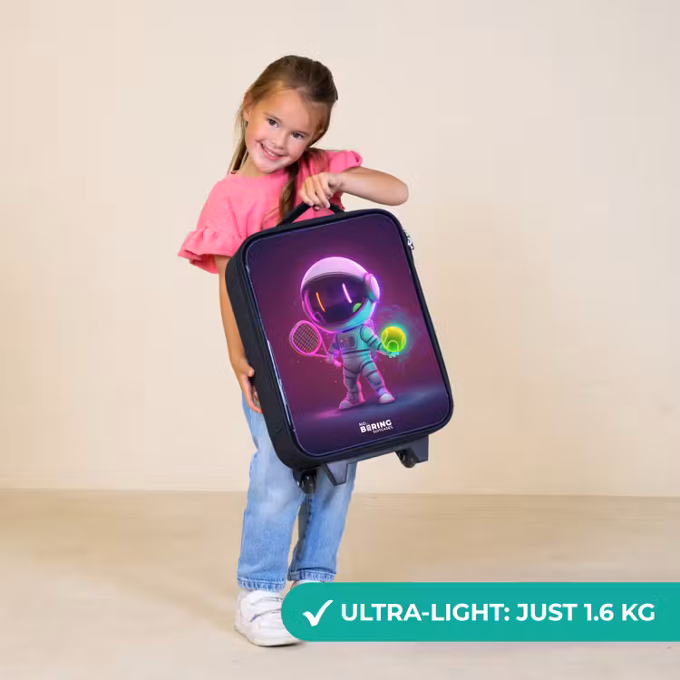 Children's suitcase - Black - Space tennis — 3