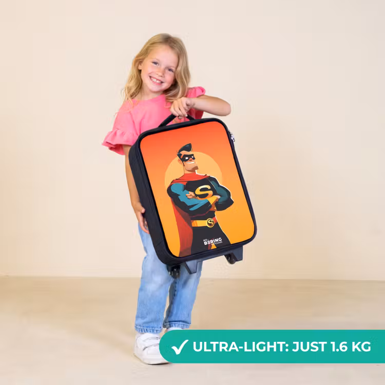 Children's suitcase - Sunny superhero — 5